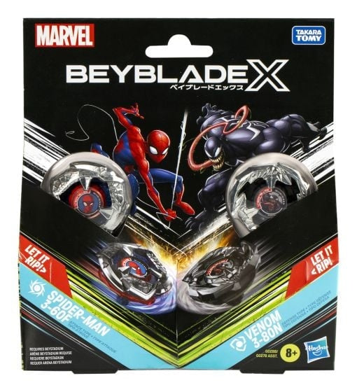 Beyblade X - Spider-Man 3-60F vs Venom 3-80N