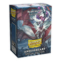 Dragon Shield - Dual Matte Standard Size Sleeves 100pk - Blue Silver