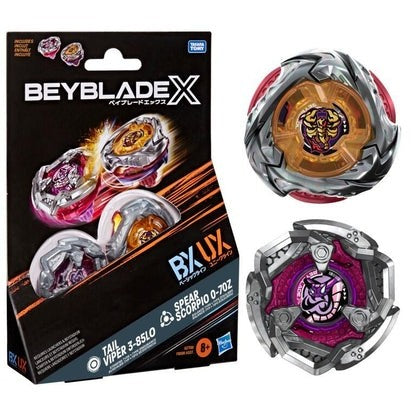 Beyblade X - Tail Viper 3-85LO & Spear Scorpio 0-70Z