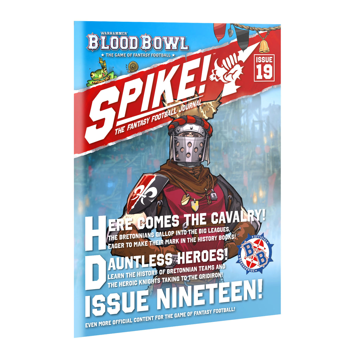 Blood Bowl Spike Issue 19 Bretonnian Brionne Barons Edition