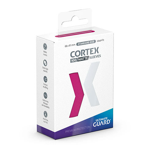 Ultimate Guard - Cortex Sleeves Standard Size - Matte Pink (100 ct.)