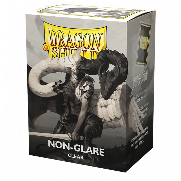 Dragon Shield - Matte NonGlare Standard Size Sleeves 100pk - Clear V2