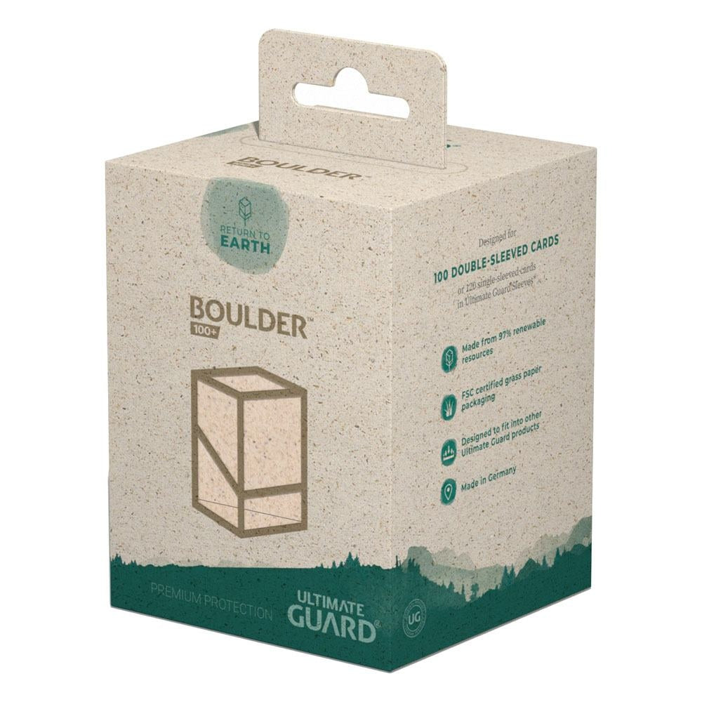 Ultimate Guard - Return To Earth Boulder Deck Case 100+ Standard Size - Natural
