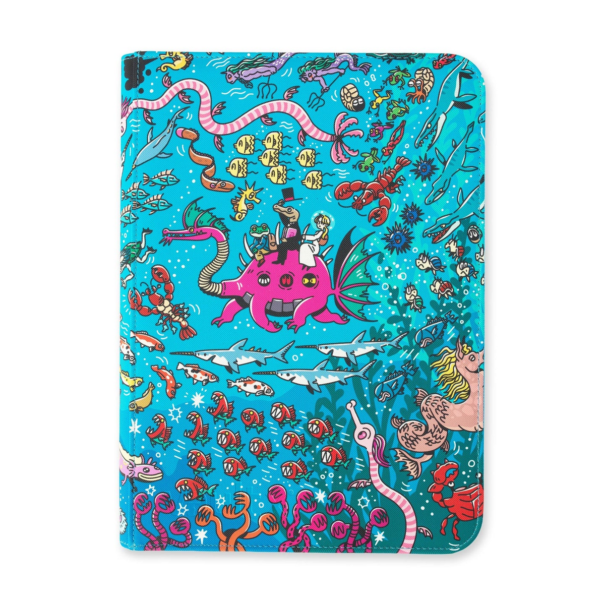 Vault X - 9-Pocket Exo-Tec Zip Binder - Water: Osare