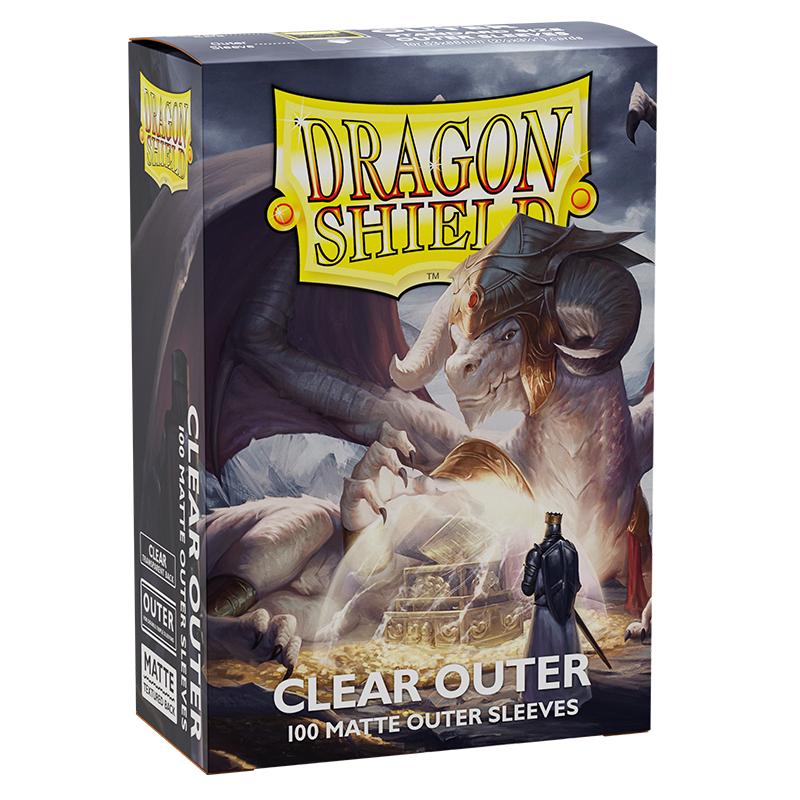 Dragon Shield - Standard Outer Sleeves 100pk – Matte Clear