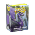 Dragon Shield - Dual Matte Standard Size Sleeves 100pk - Nebula & Silver