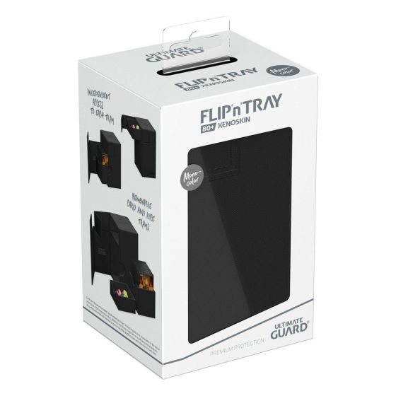 Ultimate Guard - Flip'n'Tray 80+ Xenoskin - Black