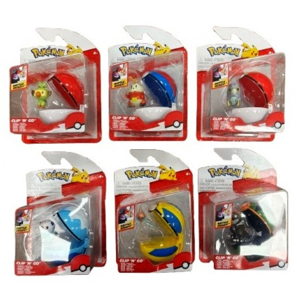 Pokemon - Clip 'n' Go - Fuecoco & Great Ball