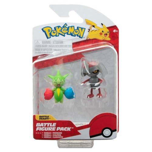 Pokemon - Battle Figure Pack - Roselia & Pawniard
