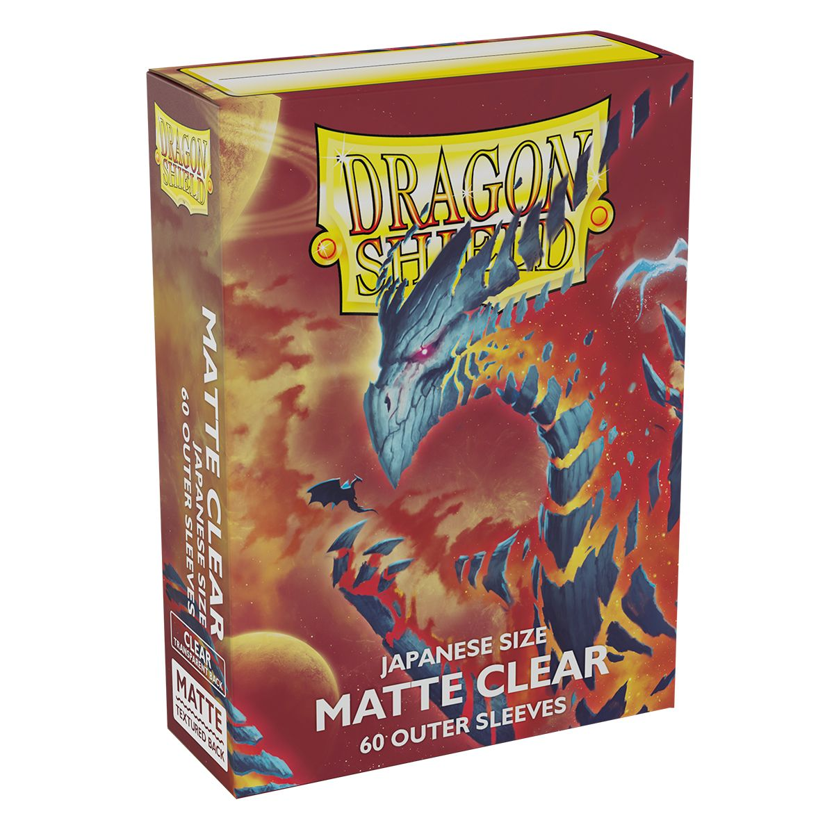 Dragon Shield - Perfect Fit Japanese Size Outer Sleeves 60pk - Clear