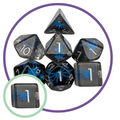 Mystery Dice Goblin - Spooky Collection - Spider Alien Inclusion Dice Set