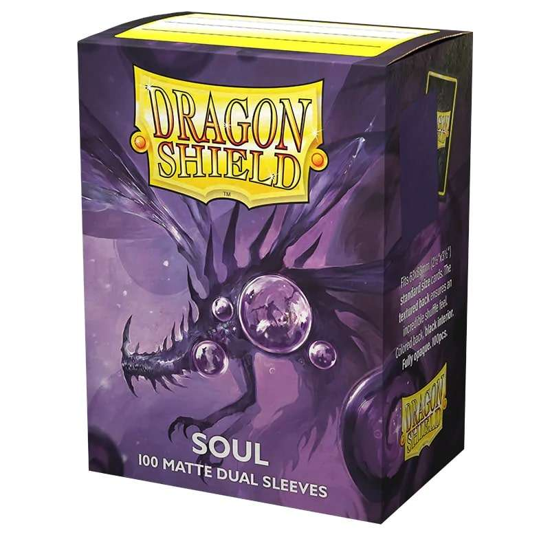 Dragon Shield - Dual Matte Standard Size Sleeves 100pk - Soul