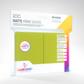 Gamegenic - Standard Size Matte Prime Sleeves - Lime (100 ct.)