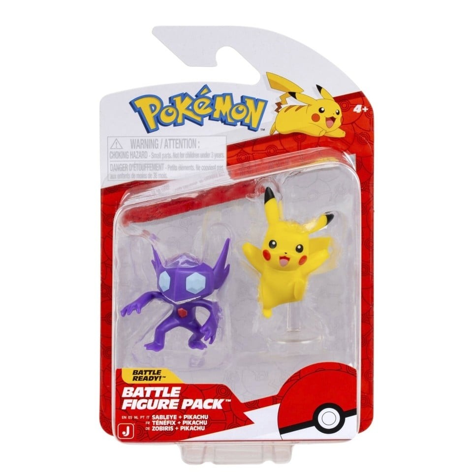 Pokemon - Battle Figure Pack - Sableye & Pikachu