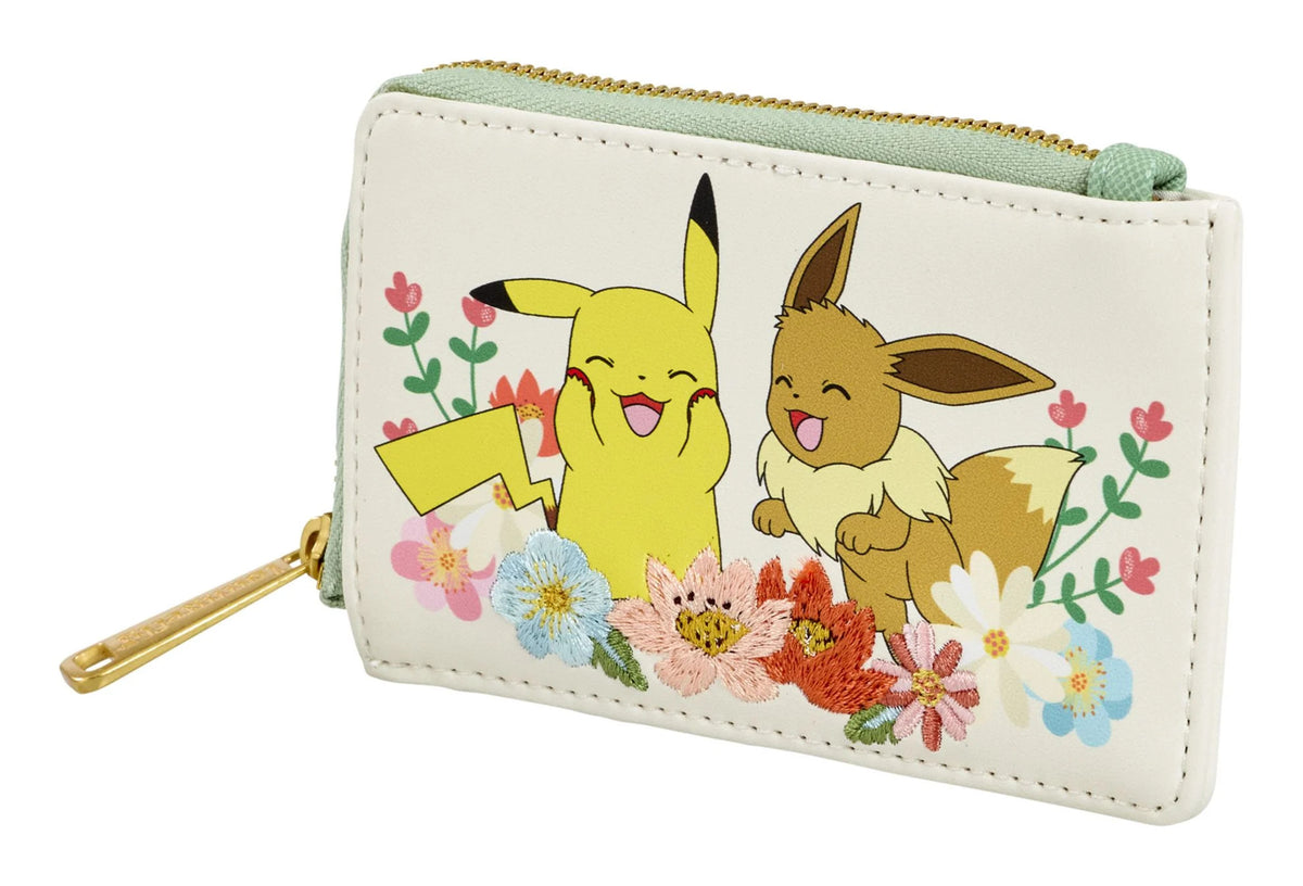 Loungefly - Pokemon Pikachu & Eevee Floral Wallet