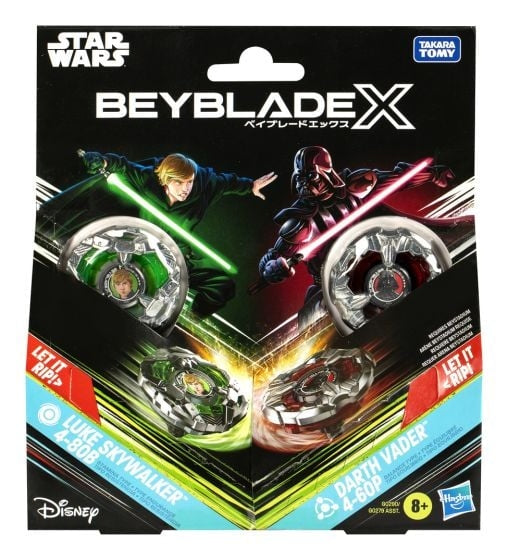 Beyblade X - Luke Skywalker 4-80B vs Darth Vader 4-60B