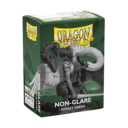 Dragon Shield - Matte NonGlare Standard Size Sleeves 100pk - Forest Green