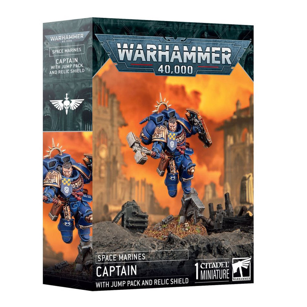 Space Marine: Captain with Jump Pack & Relic Shield