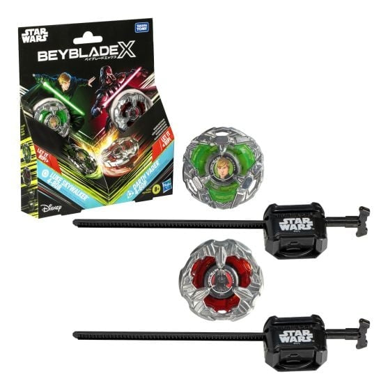 Beyblade X - Luke Skywalker 4-80B vs Darth Vader 4-60B