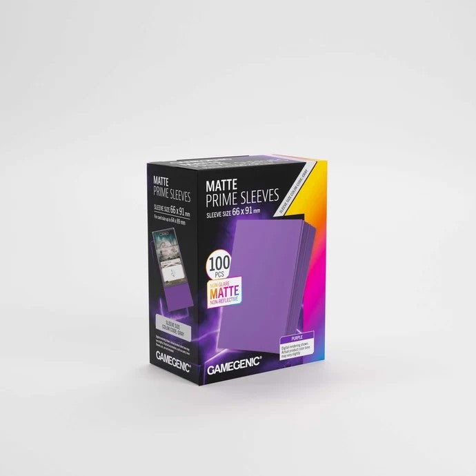 Gamegenic - Matte Prime Sleeves Purple 66x91 (100 ct.)