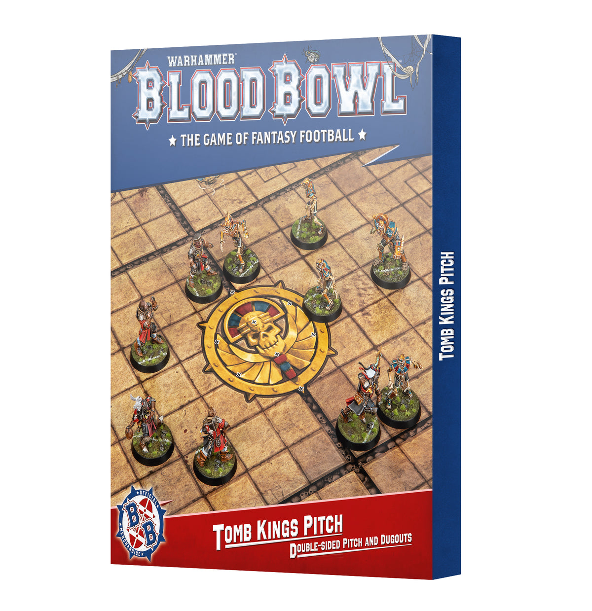 Blood Bowl Tomb Kings Pitch and Dugouts