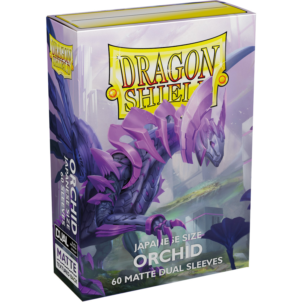 Dragon Shield - Dual Matte Japanese Size Sleeves 60pk - Orchid