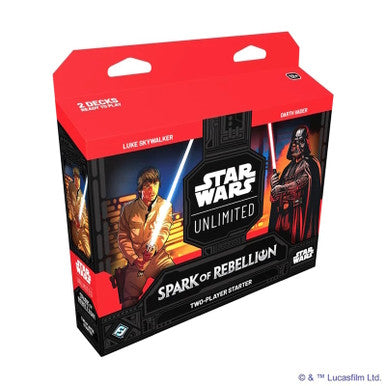 Star Wars: Unlimited - Spark of Rebellion Two-Player Starter (Luke Vs Vader)