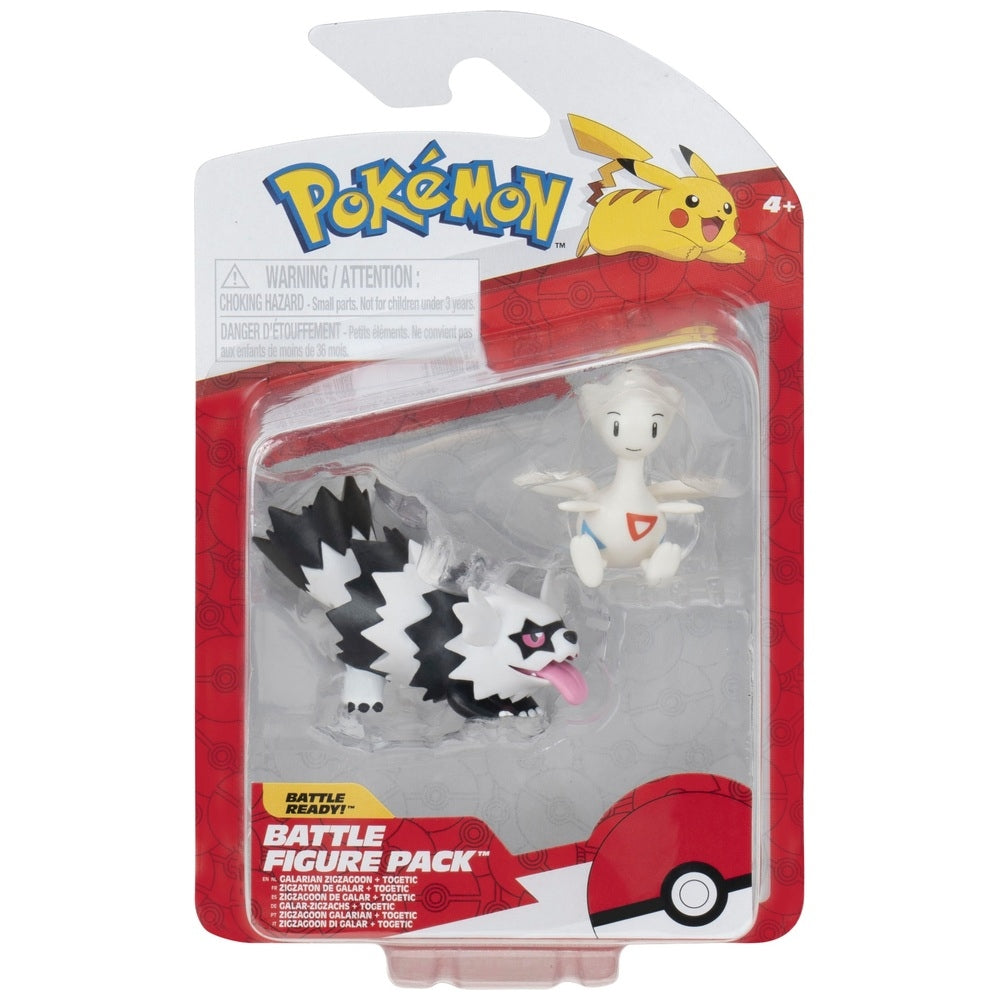 Pokemon - Battle Figure - Galarian Zigzagoon & Togetic