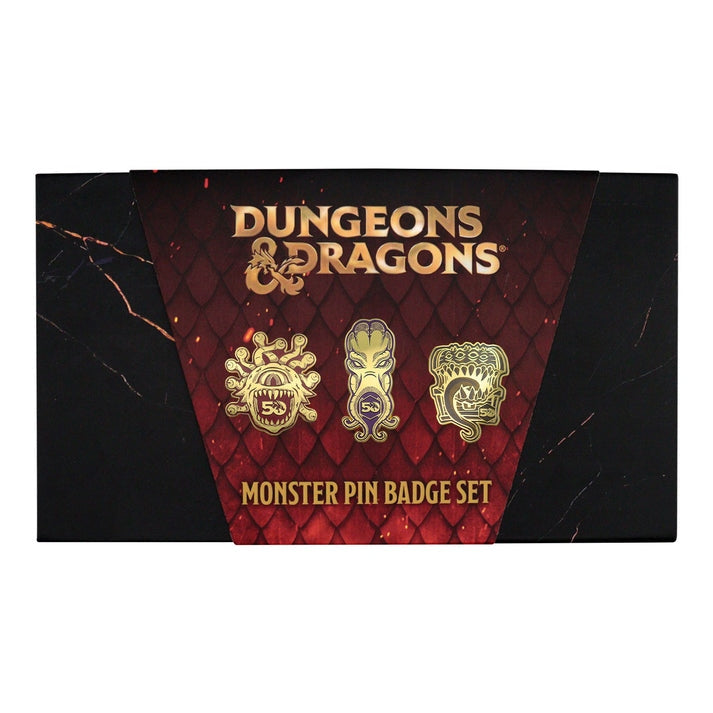 Dungeons & Dragons: 50th Anniversary Set of 3 Pin Badges