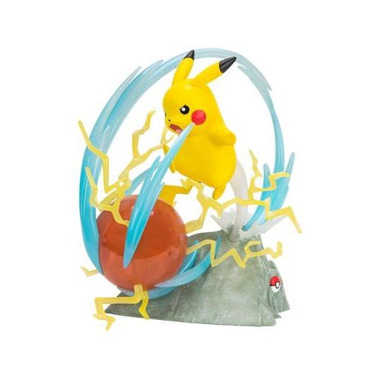 Pokemon - 25th Anniversary Light-Up Deluxe Statue Pikachu 33 cm