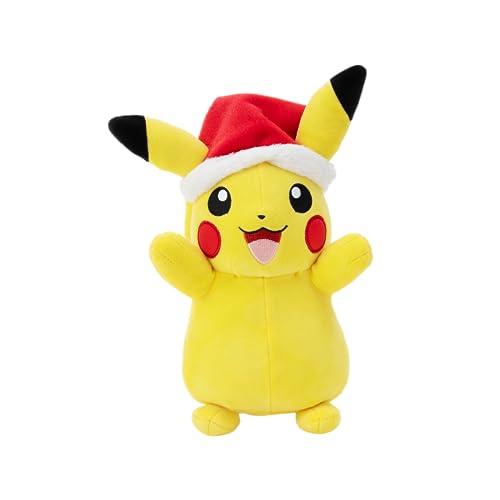 Pokemon - 8" Seasonal (Holiday) Pikachu with Santa Hat Plush