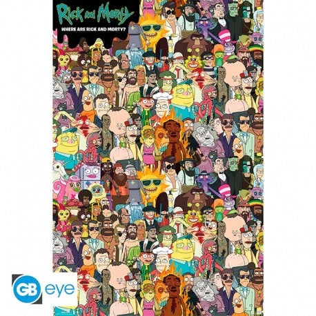 Rick & Morty - Poster Maxi 91.5x61 - Where's Rick