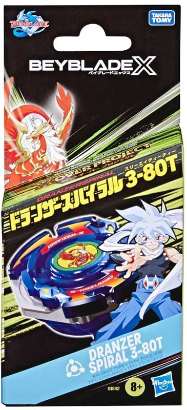 Beyblade X - X-Over Project - Dranzer Spiral 3-80T